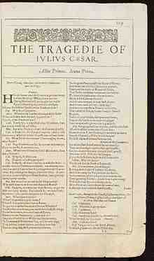 first, folio, tragedy, of